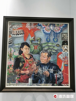 当纸鸢入画时 在全球化视野下以油画语言重塑传统风筝叙事